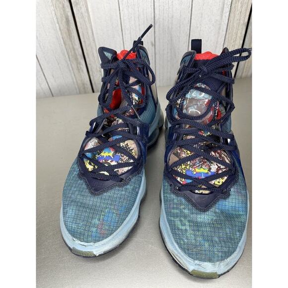 Nike LeBron 19 Athletic Shoes ‘Fast Food - Dutch Blue’ Size 9 main image 5
